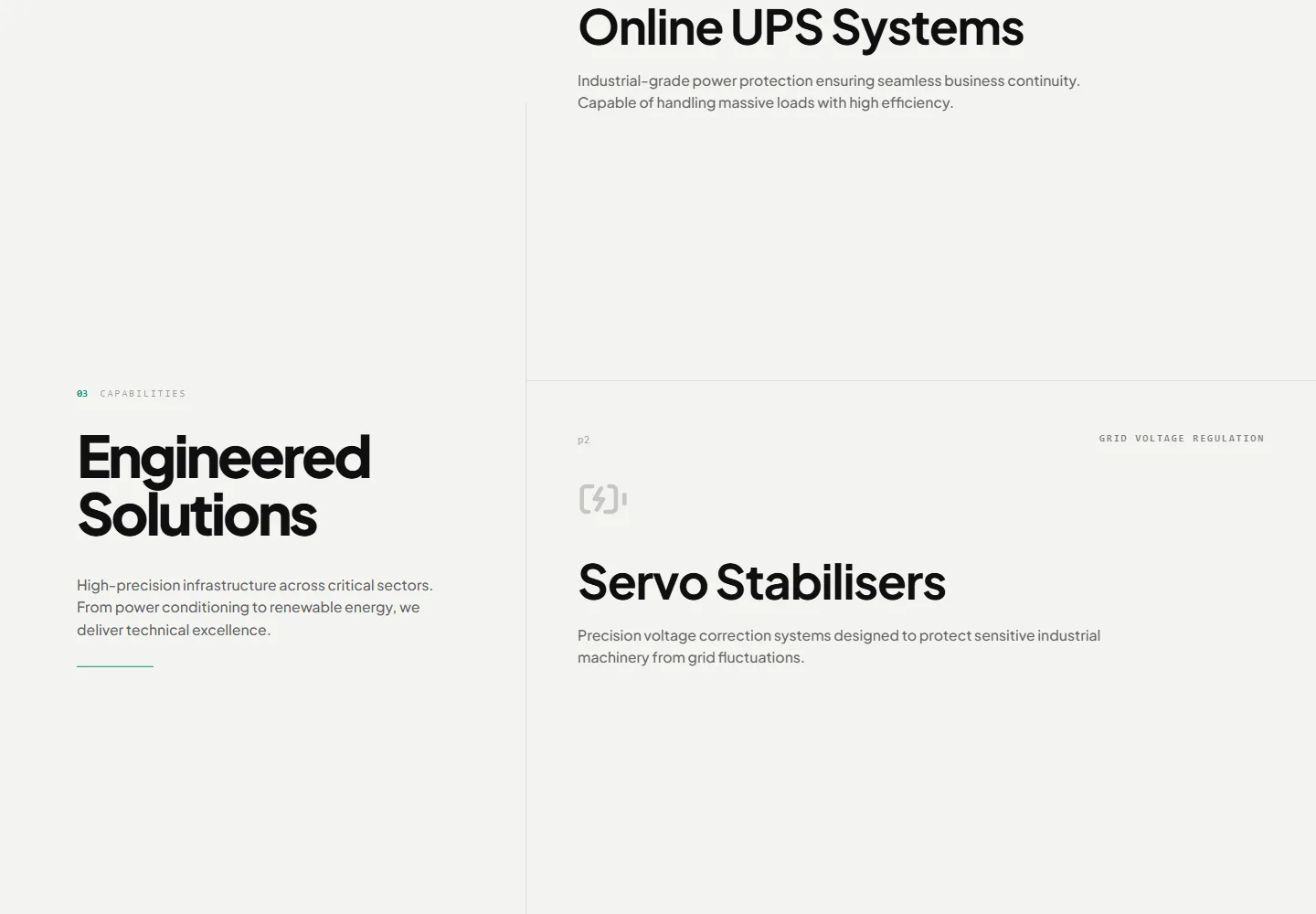 Saper Ind — Industrial capabilities and products